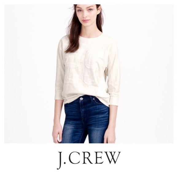 J. Crew Tops - J. Crew Twenty-Five Football Tee